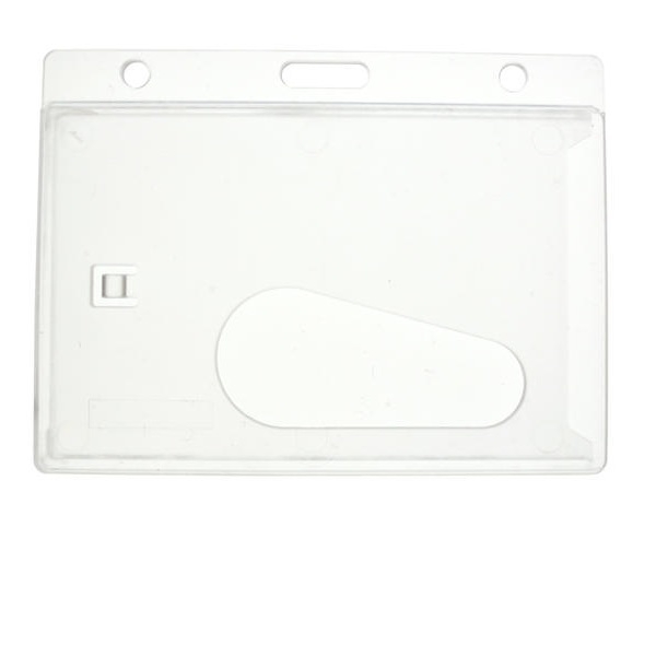 Kuva ID Cardholder/carrying case rigid plastic with lock frosted (horizontal/landscape). 60270125 (DE,SE,NO,FI,RO,PL)