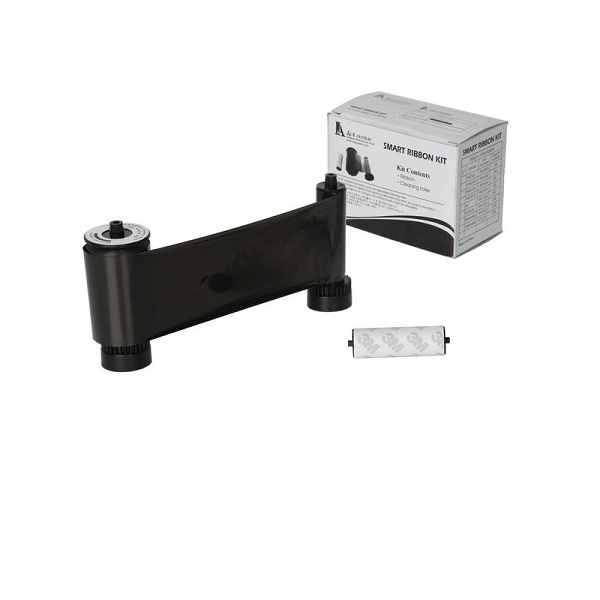 Kuva Smart-30S/Smart-30D/Smart-50S/Smart-50D black without overlay ribbon/dye film (K) - 1200 print. Smart 55650740 / 650740 SIADC-P-K (DE,SE,NO,FI,RO,PL)