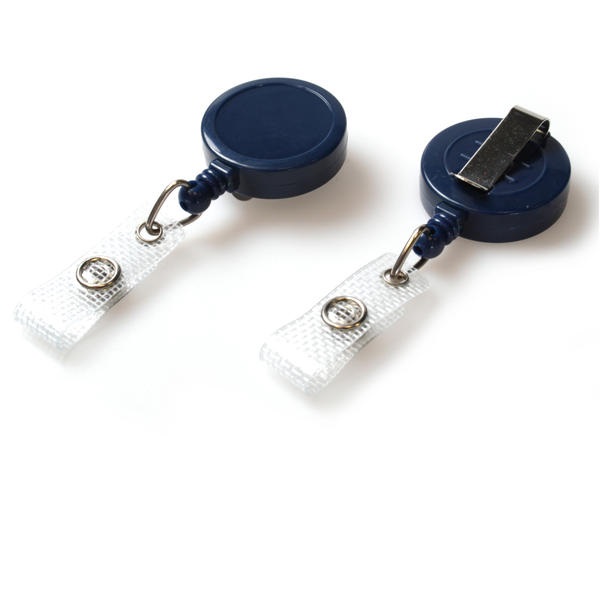 Picture of Blue badge reel with belt clip and strap. 60270196