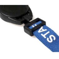 Kuva Black badge reel for lanyard with strap. 60270209 (DE,SE,NO,FI,RO,PL)