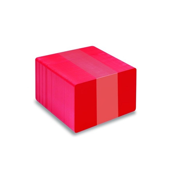 Kuva Blank red cards - CR80 (RED CORE). 70102034 (DE,SE,NO,FI,RO,PL)