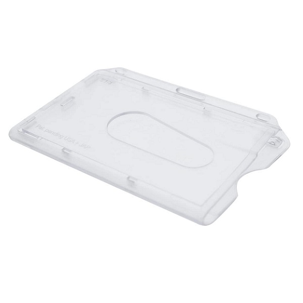 Picture of Cardholder / carrying case rigid plastic with lock frosted (horizontal / landscape). 60270122