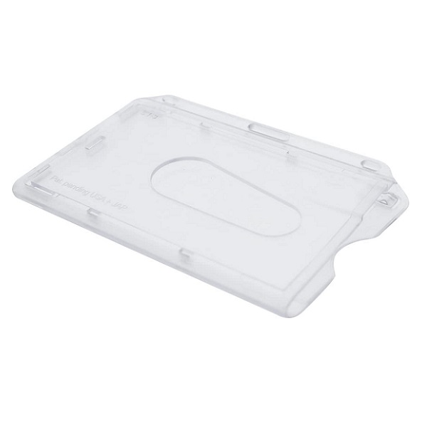 Picture of ID Cardholder / carrying case rigid plastic with lock frosted (horizontal / landscape). 60270122