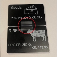 Kuva H gripper sign holder / Price sign holder for larger signs. 60270210 (DE,SE,NO,FI,RO,PL)