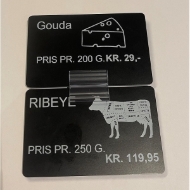 Kuva H gripper sign holder / Price sign holder for larger signs. 60270210 (DE,SE,NO,FI,RO,PL)
