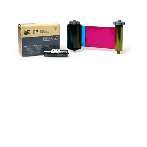 Picture of Smart-30D/Smart-50D duo 4+1 ribbon/dye film (YMCKO/black) - 200 print. Smart 55650637 / 650637 SIADC-P-YMCKOK.