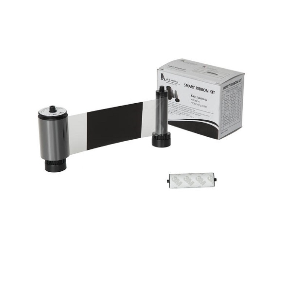 Kuva Smart-30S/Smart-30D/Smart-50S/Smart-50D Greyscale+overlay ribbon/dye film (BO) - 600 print. Smart 55659002 / 659002 SIADC-S-BO (DE,SE,NO,FI,RO,PL)