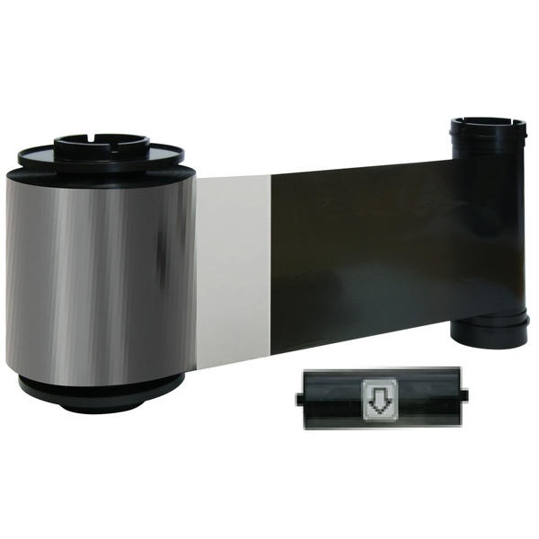 Picture of Smart-70 black+overlay ribbon/dye film (KO) - 1500 print. Smart 55659119 / 659119.