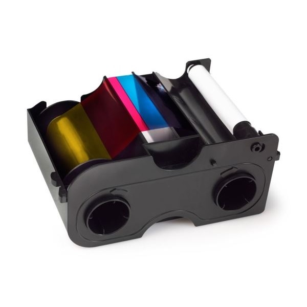 Kuva HID Fargo 45100 DTC4000/DTC4250e 4-color ribbon/dye film (YMCKO) - 250 print. Fargo 45100. FARGO45100 (DE,SE,NO,FI,RO,PL)
