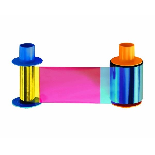 Kuva HID Fargo DTC1500 4-color ribbon (YMCK) - 500 print. Fargo 45610. FARGO45610 (DE,SE,NO,FI,RO,PL)