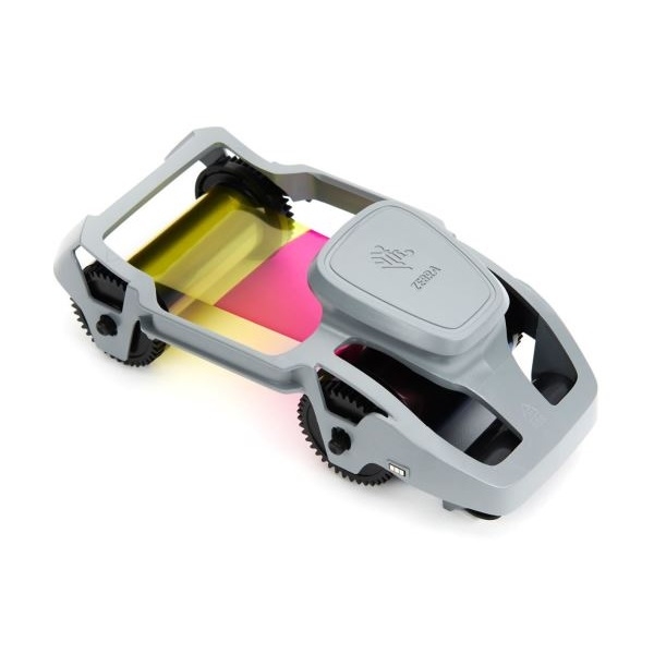 Kuva Zebra ZC350 4-color ribbon/dye film (YMCKO). Zebra 800350-350EM / 800350-250EM. ZEB-800350250EM (DE,SE,NO,FI,RO,PL)