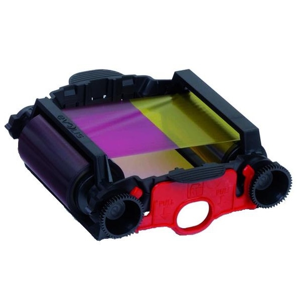 Kuva Evolis badgy 4-color ribbon/dye film (YMCKO). Evolis VBDG204EU (VBDG104EU) (DE,SE,NO,FI,RO,PL)