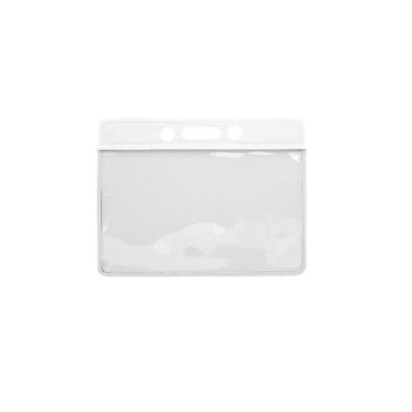 Kuva Card holder/carrying case soft plastic 86 x 54 mm. white top/clear (horizontal/landscape). 60270312 (DE,SE,NO,FI,RO,PL)