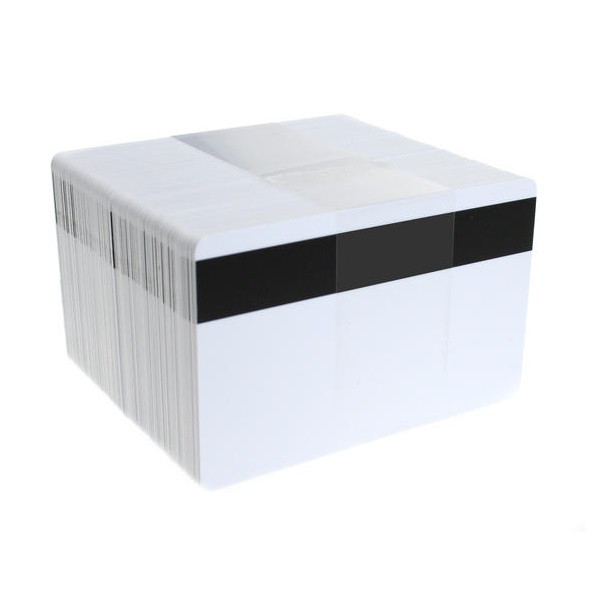 Picture of Blank white cards with HI-CO magnetic stripe- IS0-7811-6 (CR80). 70102022