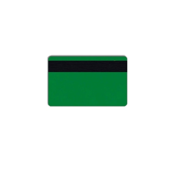 Picture of Blank green cards with LO-CO magnetic stripe- IS0-7811-2 (CR80). 70102067