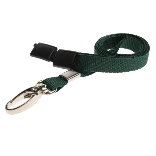 Kuva Green lanyard / keyhanger 10 mm with metal lobster clip. 60270566 (DE,SE,NO,FI,RO,PL)