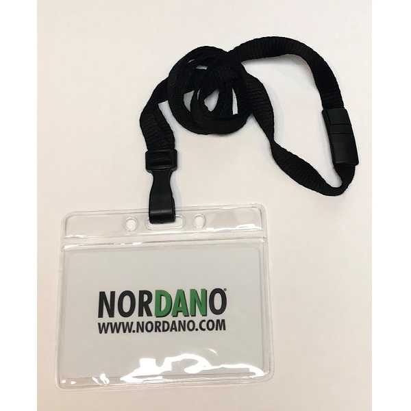 Kuva Card holder / carrying case soft plastic 86 x 54 mm. clear with a black lanyard. 60270310+60270541 (DE,SE,NO,FI,RO,PL)