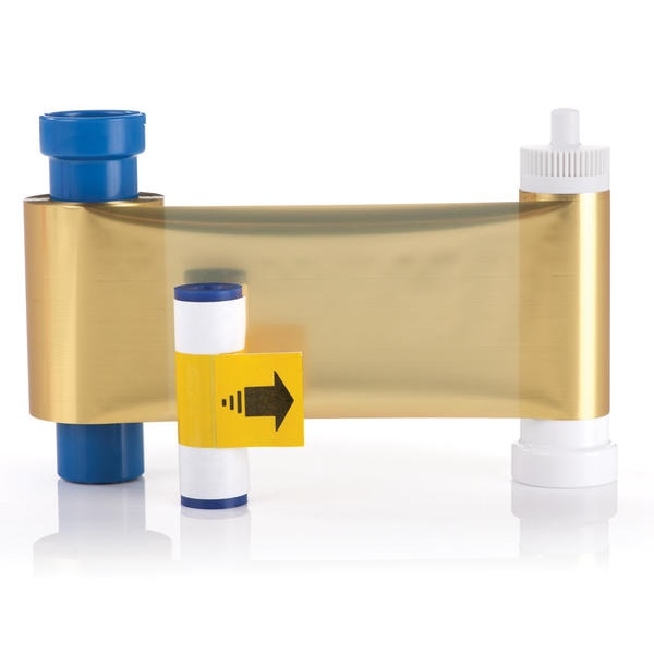 Kuva Pronto100/Pronto/Enduro/RioPro/300/600 gold without overlay ribbon/dye film (K) - 1000 print. Magicard EN3 MA1000K-GOLD. MAGIRIENGOLD (DE,SE,NO,FI,RO,PL)