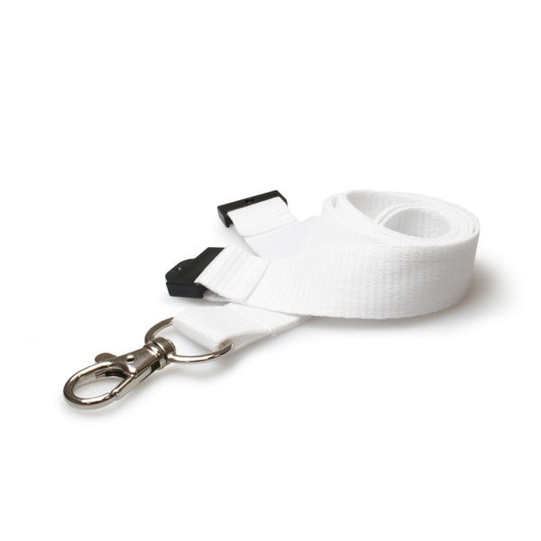 Kuva White lanyard / keyhanger 20 mm with metal trigger clip. 60270742 (DE,SE,NO,FI,RO,PL)