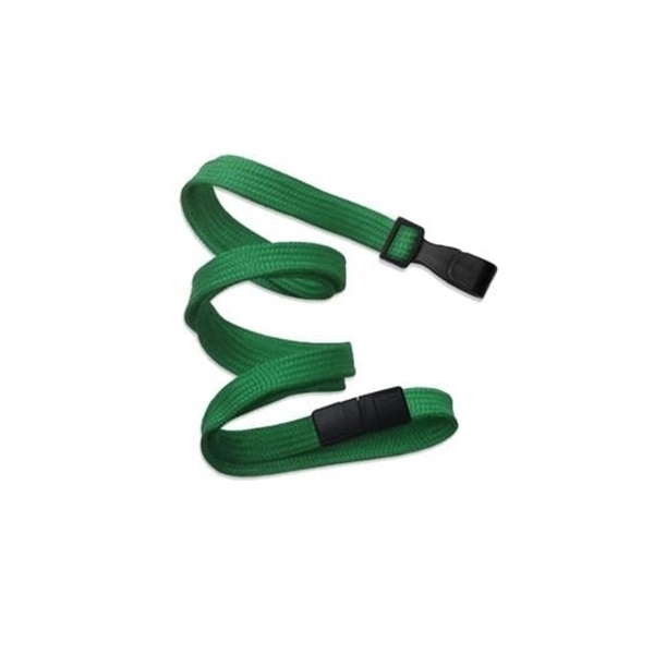 Kuva Green lanyard / Keyhanger 10 mm with plastic J clip - nylon. 60270506vud (DE,SE,NO,FI,RO,PL)