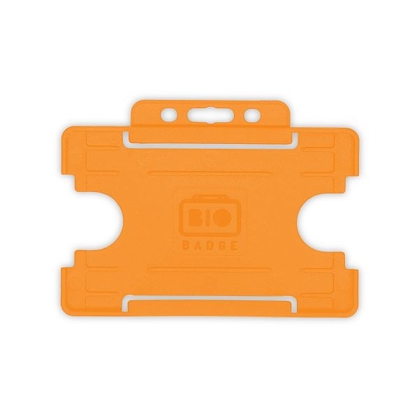 Kuva Bio badge Cardholder/carrying face open plastic orange (horizontal/landscape). 60270453 (DE,SE,NO,FI,RO,PL)