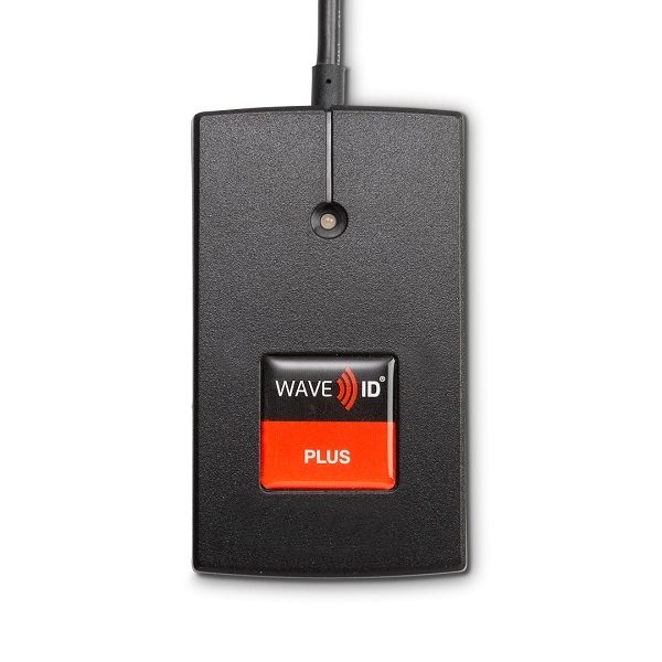 Kuva RDR-80581AK0 WAVE ID® Plus Keystroke V2 Black Virtual USB/COM Reader reader/writer 13.56 MHz (Mifare®) - RFIDeas. RDR-80581AK0 (DE,SE,NO,FI,RO,PL)