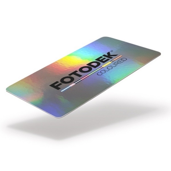 Picture of Blank spectrum holographic cards - CR80. 70102132