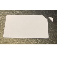 Picture of Blank white card with corner breakaway  - CR80. 70102055