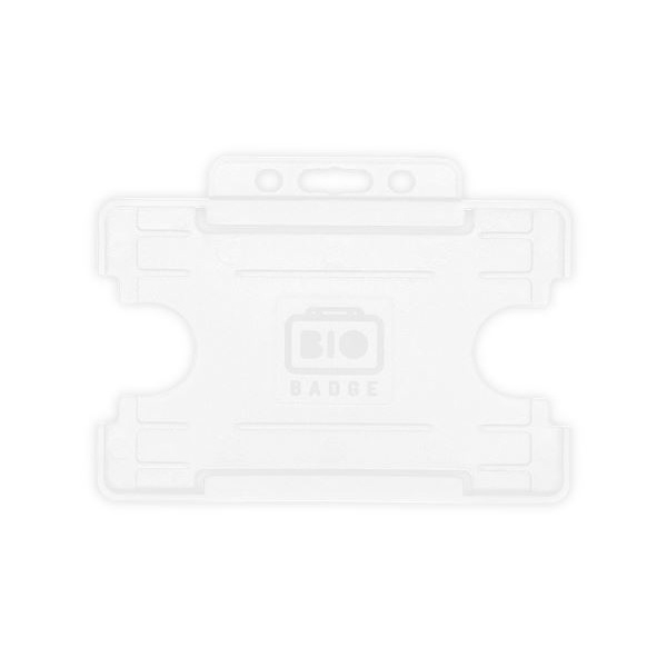 Kuva White bio badge Cardholder/carrying face open plastic (horizontal/landscape). 60270452 (DE,SE,NO,FI,RO,PL)