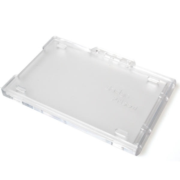 Kuva Enclosed Badge Prison Permanently Locking card holder / carrying case rigid plastic (horizontal / landscape). 60270279 (DE,SE,NO,FI,RO,PL)