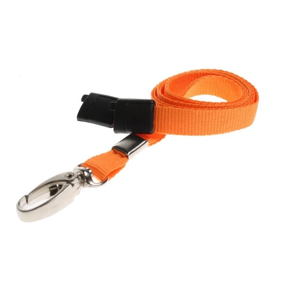 Kuva Orange lanyard / keyhanger 10 mm with metal lobster clip. 60270563 (DE,SE,NO,FI,RO,PL)