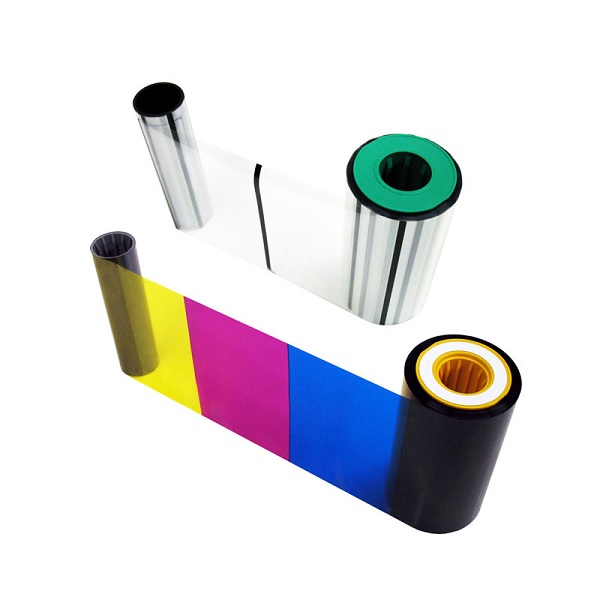 Picture of Magicard Prima 4 color ribbon and retransfer film 431 Set (Dye Film 432 & Re-Transfer Film 436 YMCK Printer Ribbon) - 1000 print. MAGIPRIMAYMCK