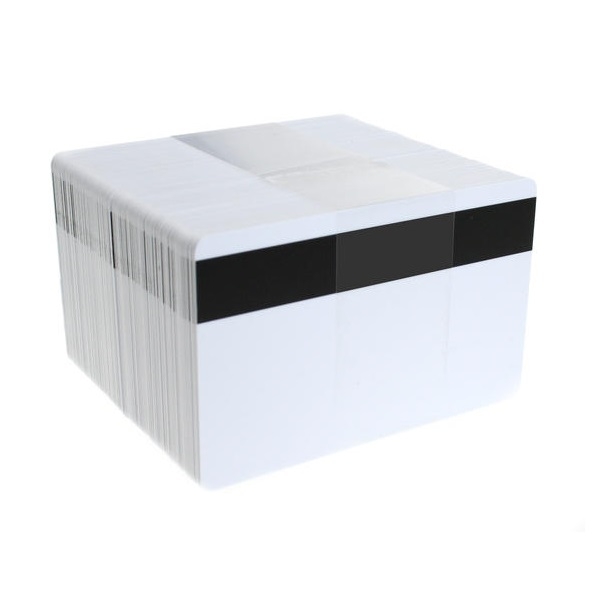 Kuva Blank white Ultra light / Ultralight® MIFARE C cards with HICO magnetic - CR80 NFC. 70102030CHICO (DE,SE,NO,FI,RO,PL)