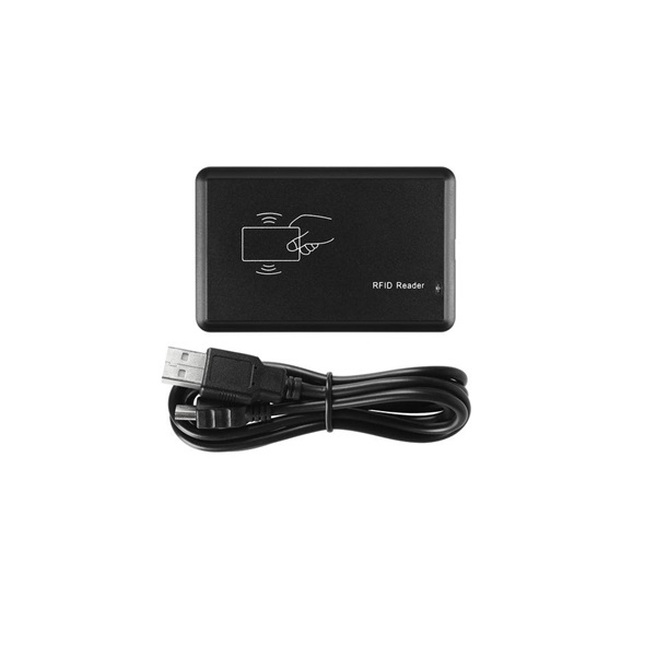 Picture of Rfid prox 125 KHz and 13.56 card and keyfob dual reader USB. RFIDREADER5