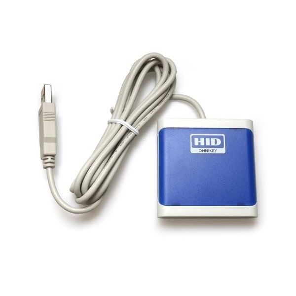 Kuva HID™  Omnikey 5023 Contactless Smart Card Reader - Dark Blue NFC. R50230318-DB (DE,SE,NO,FI,RO,PL)