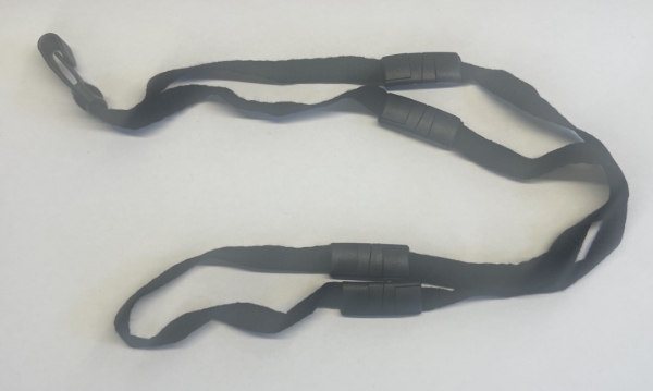 Kuva Security Black lanyard / Keyhanger 10 mm with 4 breakaway and plastic J clip. 60270240 (DE,SE,NO,FI,RO,PL)