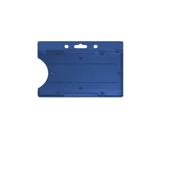 Kuva ID Cardholder/carrying badge face open plastic blue (horizontal/landscape). 60270197vud (DE,SE,NO,FI,RO,PL)