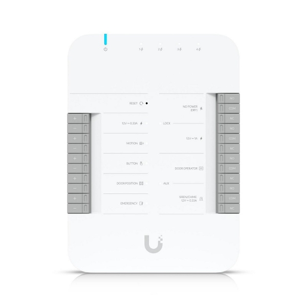 Kuva Ubiquiti UniFi Single Door Access Controller 5x 10/100/1000 Base-T, PoE++. UA-HUB-DOOR (DE,SE,NO,FI,RO,PL)