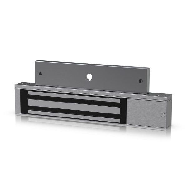 Kuva Ubiquiti UniFi Magnetic Lock holds up to 270 kg. Fail-safe magnetic lock for inswing and outswing doors that connects to a UniFi Access Hub. UA-LOCK-MAGNETIC-270KG (DE,SE,NO,FI,RO,PL)
