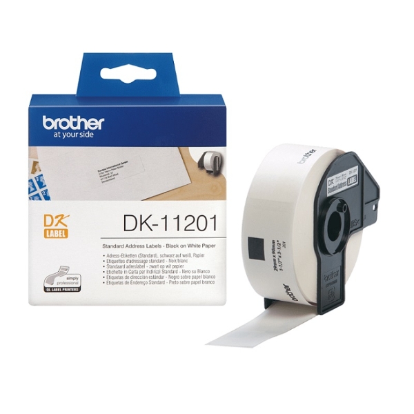 Kuva Brother Label Roll 29x90 DK11201. BRDK11201 (DE,SE,NO,FI,RO,PL)