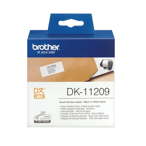 Kuva Brother Label Roll 62x29 DK11209. BRDK11209 (DE,SE,NO,FI,RO,PL)