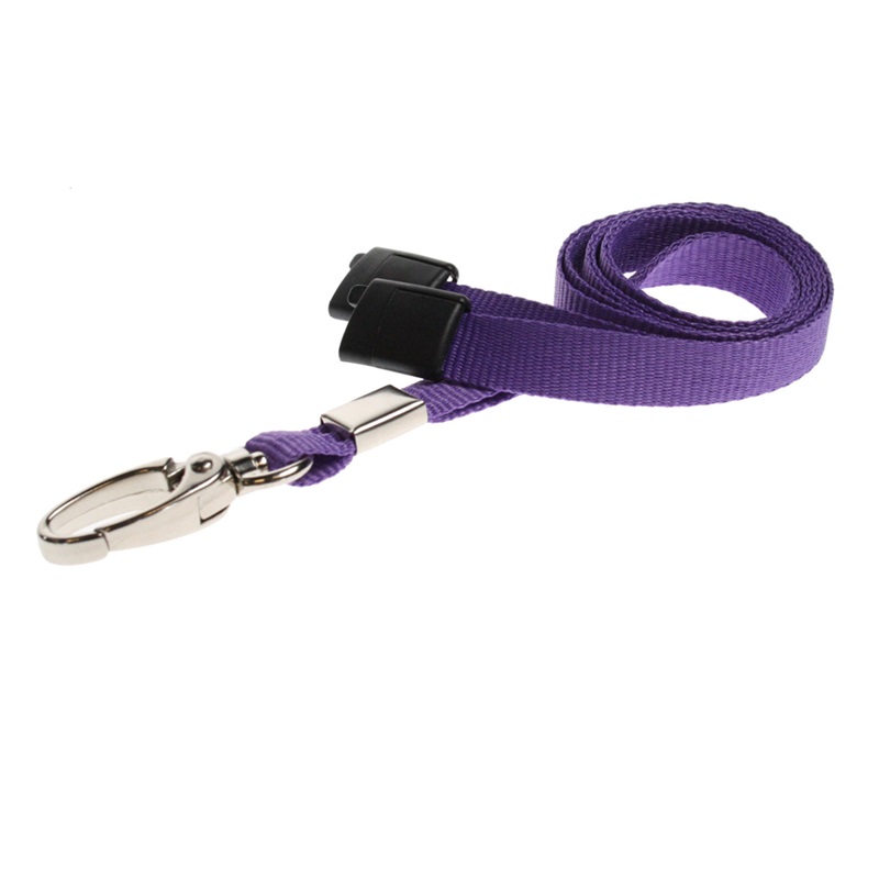 Picture of Purple lanyard / keyhanger 10 mm with metal lobster clip. 60270564