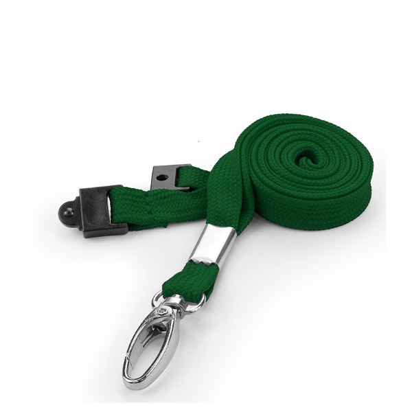 Kuva Green tube lanyard / keyhanger 10 mm with metal lobster clip. 60270656 (DE,SE,NO,FI,RO,PL)