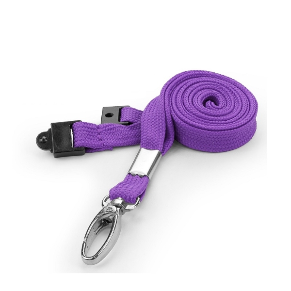 Kuva Purple tube lanyard / keyhanger 10 mm with metal lobster clip. 60270654 (DE,SE,NO,FI,RO,PL)