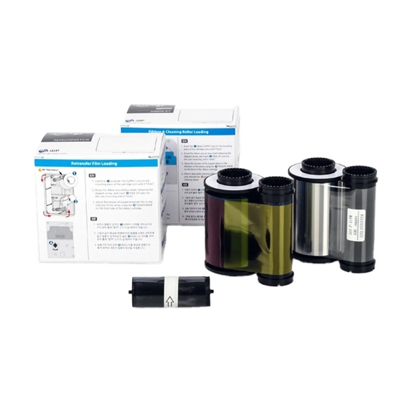Kuva Smart-81 4 color ribbon/dye film (YMCK) and retransfer film - 500 print. Smart 55653547 / 653547. (DE,SE,NO,FI,RO,PL)