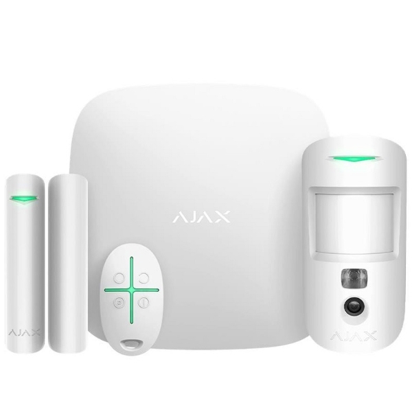Kuva Ajax StarterKit Plus, camera, white. AJSTKITPWHI (DE,SE,NO,FI,RO,PL)