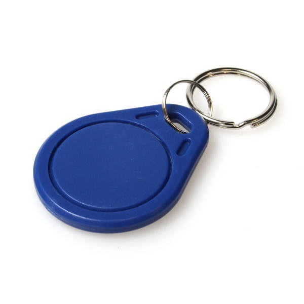 Picture of Keyfob Mifare Classic® EV1 4K NXP blue 13.56 MHz. Chip NXP Phillips. Key fob. 70102625