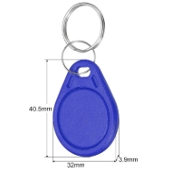 Kuva Blue rewriteable Key fob 13.56 MHz. 13.56 Compatible 1K Magic UID – Changeable UID. Keyfob. 70102948 (DE,SE,NO,FI,RO,PL)