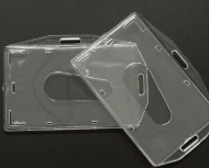Kuva ID Badge/Badge Holder. Enclosed card holder / carrying case rigid plastic (horizontal/landscape or vertical/portrait). 60270271 (DE,SE,NO,FI,RO,PL)